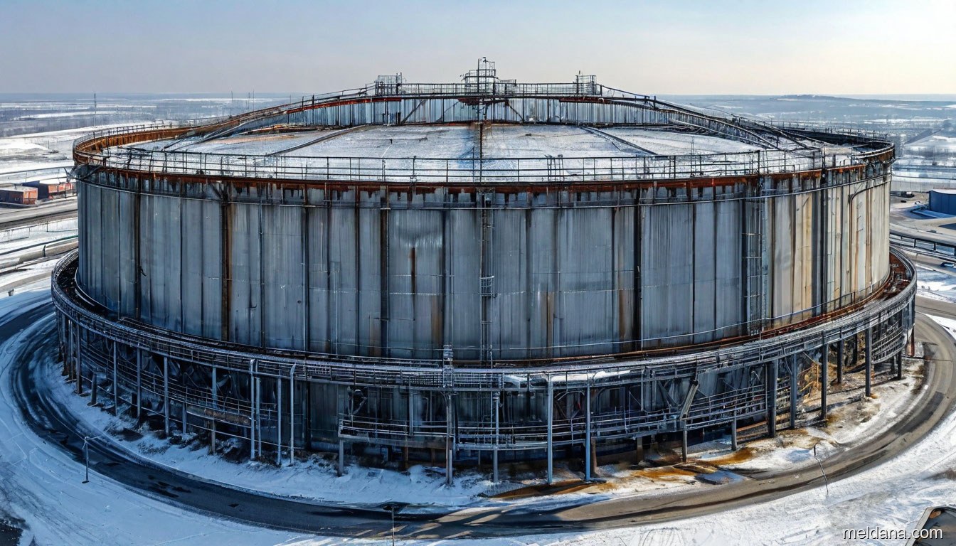 Антидроновая защита резервуара РВС-50000 Курске — ЗОК ЗАСЛОН по СП 542