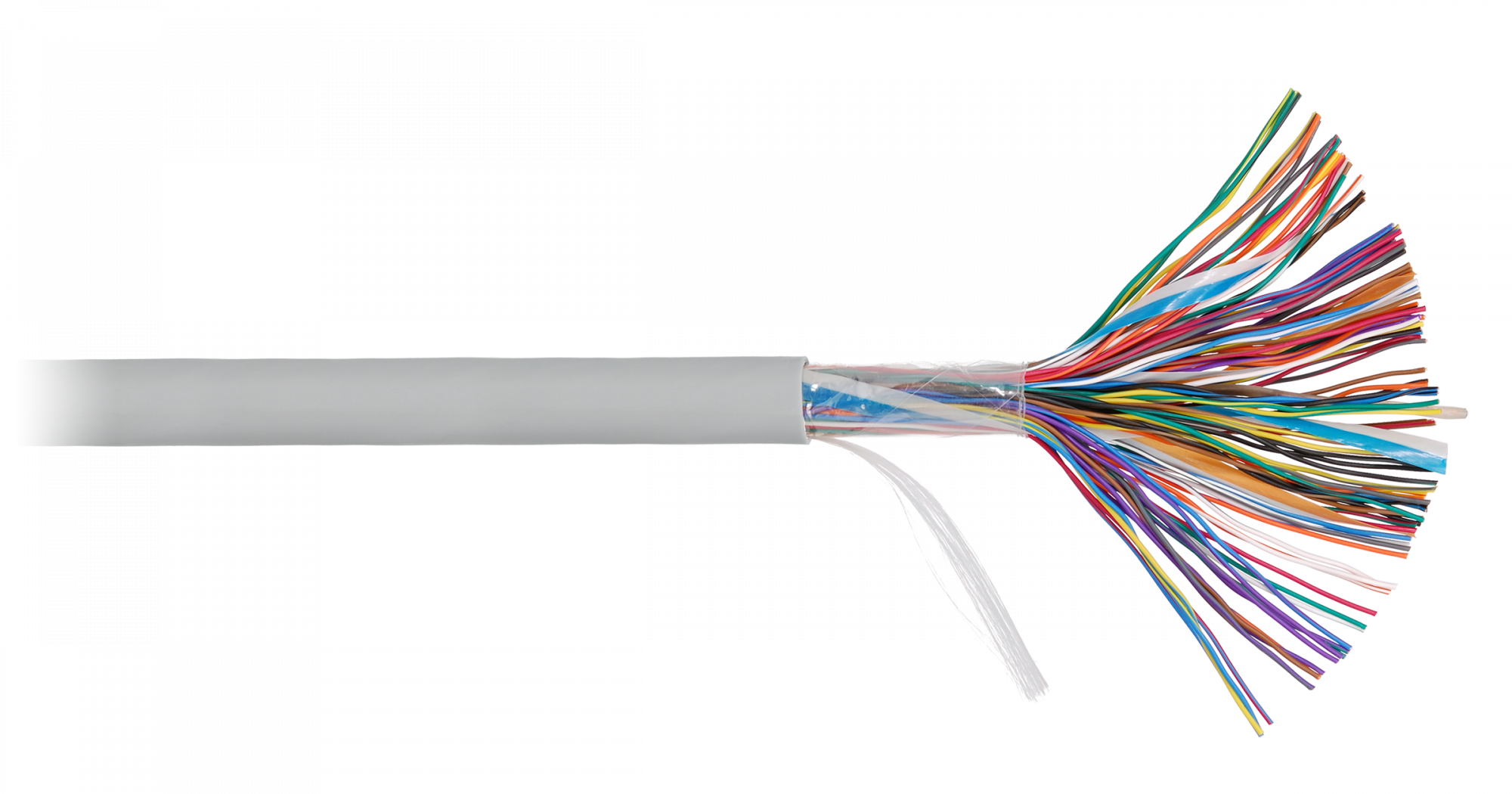 Кабель NIKOLAN U/UTP, 50 пар, Кат.3, 26 AWG, внутренний, PVC, 500 м купить  в Курске недорого