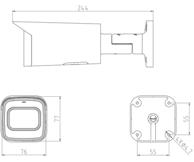 IP-камера Meldana ML-M-D8B26IR6Z (2,8 - 12 мм) 